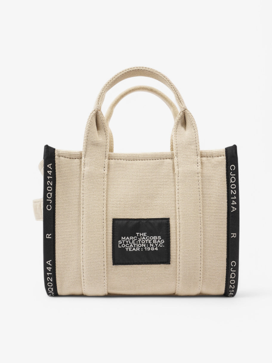 Marc Jacobs The Tote Bag Beige / Black Cotton Small Image 4