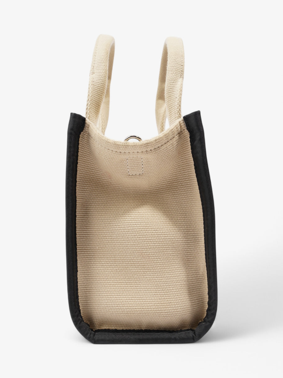 Marc Jacobs The Tote Bag Beige / Black Cotton Small Image 5