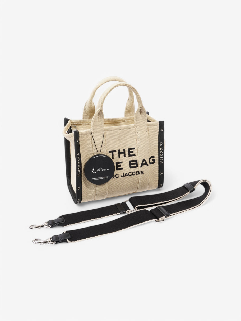 Marc Jacobs The Tote Bag Beige / Black Cotton Small Image 9