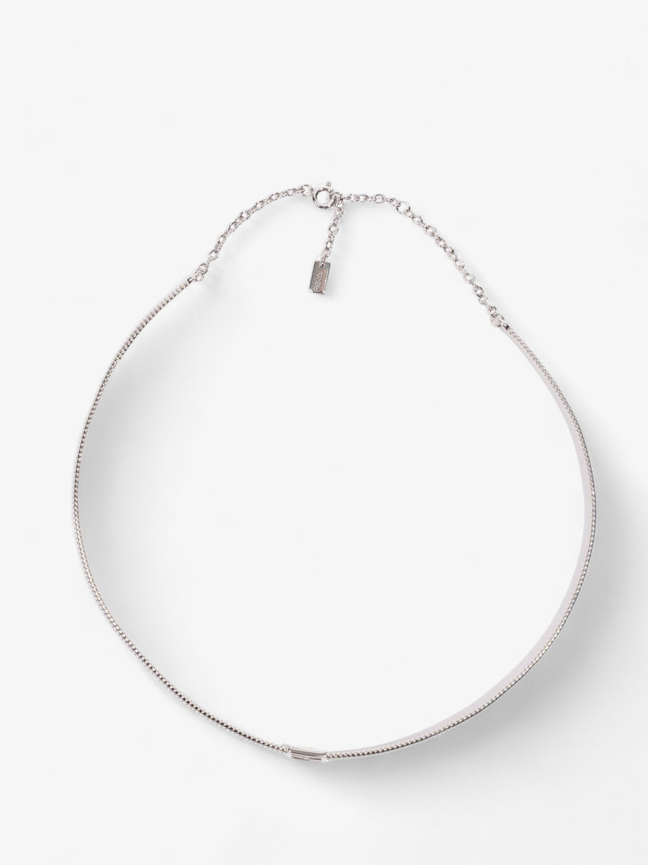 Fendi Small FF Choker Silver Base Metal Image 2