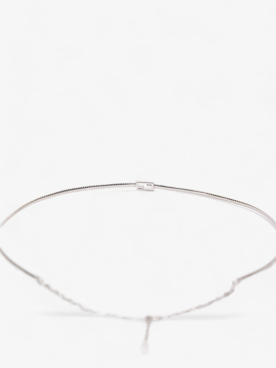 Fendi Small FF Choker Silver Base Metal Image 4