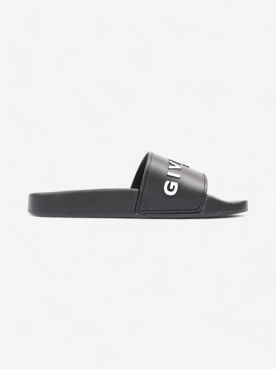 Givenchy Logo Slider Black / White Rubber EU 37 UK 4 Image 4