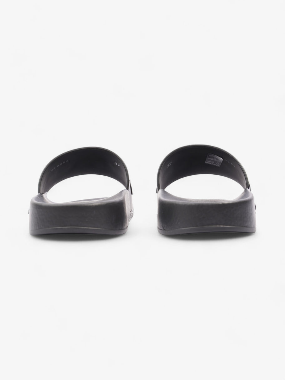 Givenchy Logo Slider Black / White Rubber EU 37 UK 4 Image 6