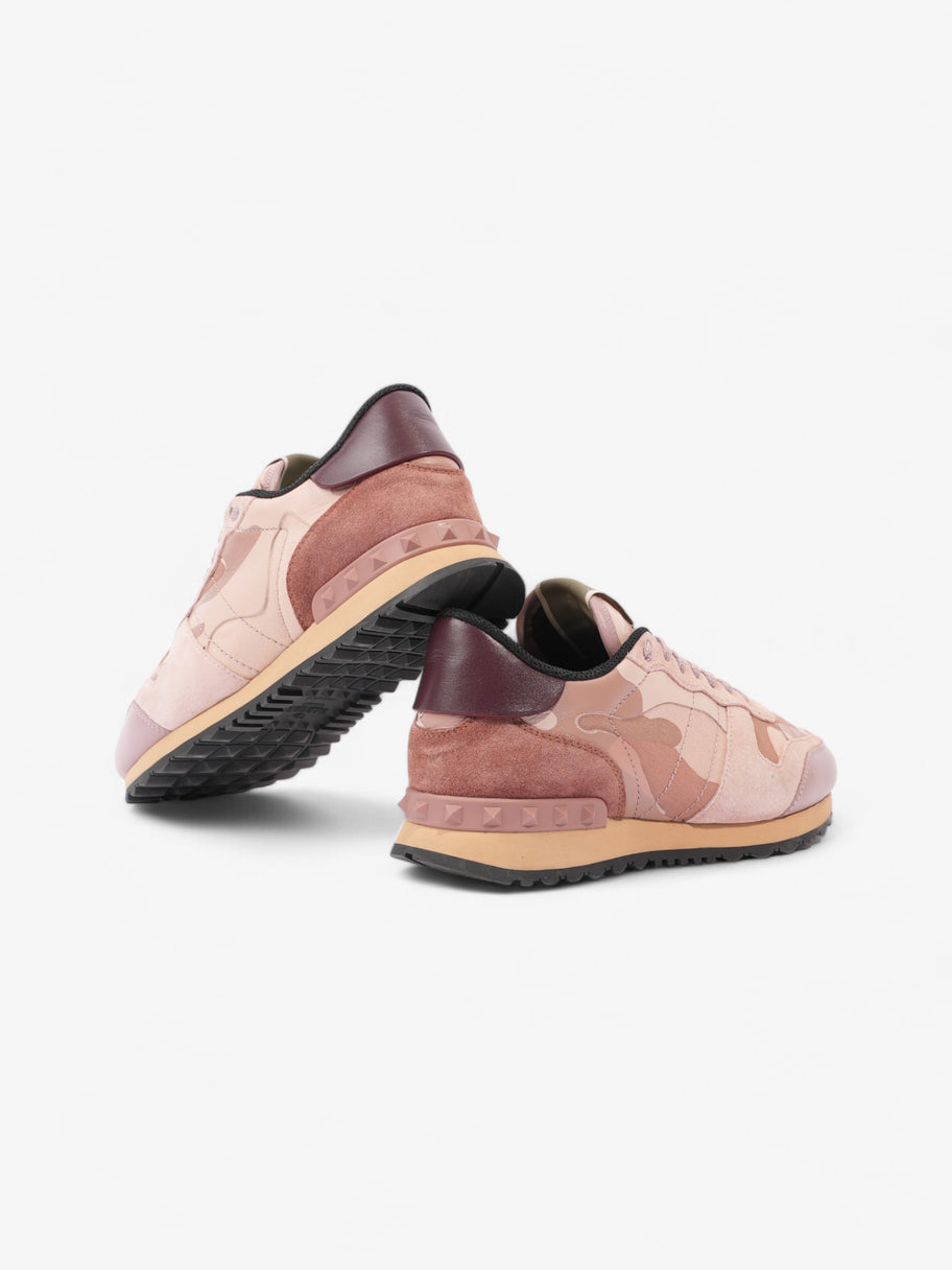 Valentino Rockrunner Sneakers Pink / Maroon  Suede EU 37.5 UK 4.5 Image 9