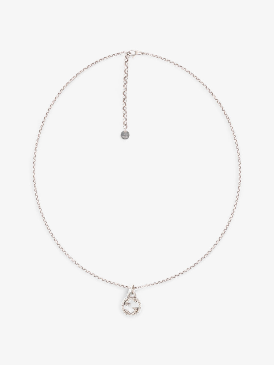 Gucci Interlocking G Necklace Silver Silver Sterling Image 1