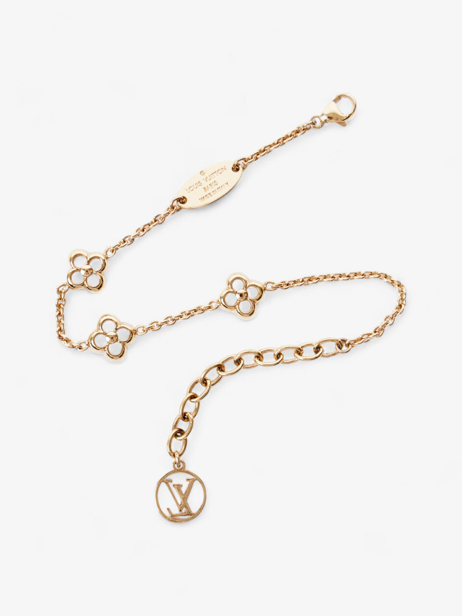 Louis Vuitton Flower Full Bracelet Gold Brass Image 5