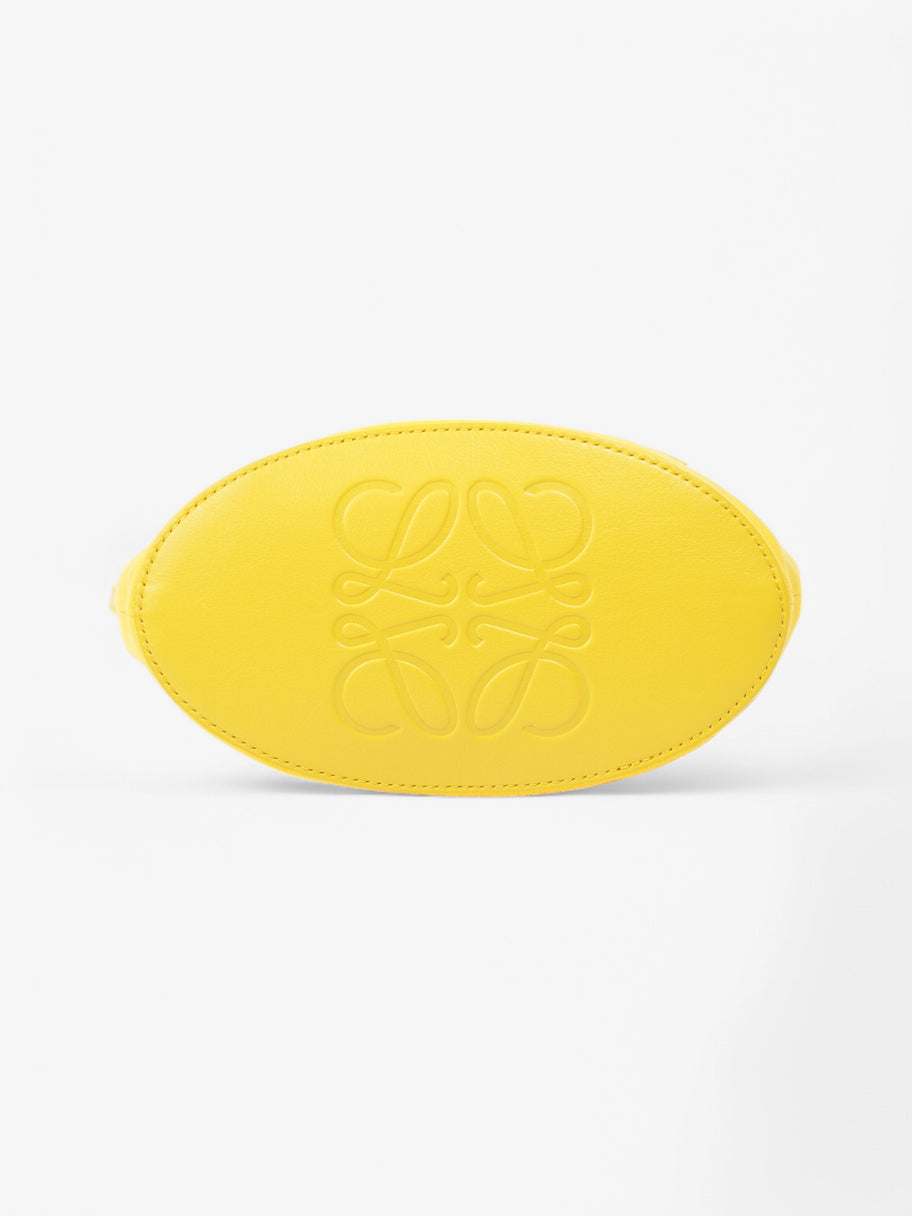 Loewe Logo Pouch Yellow Canvas Image 6