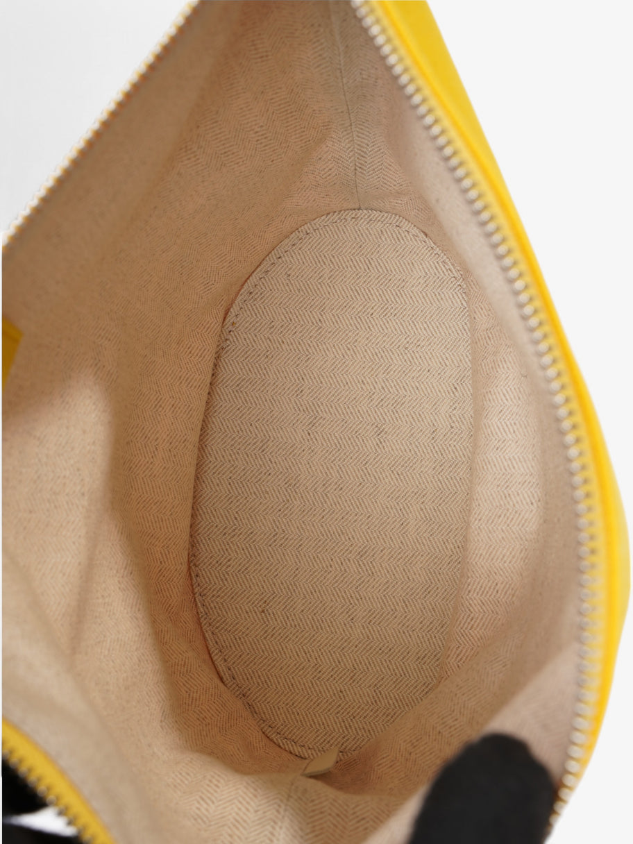 Loewe Logo Pouch Yellow Canvas Image 8