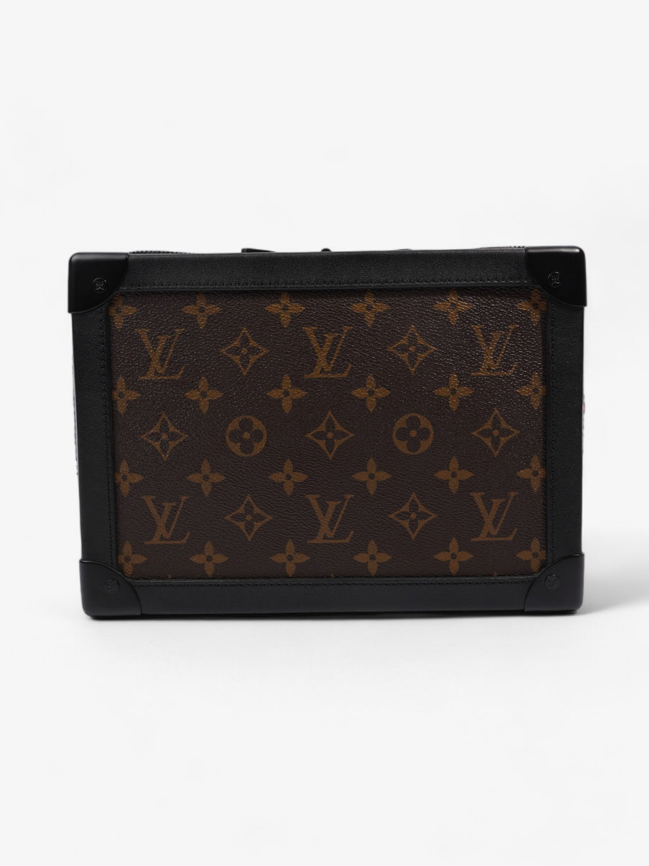 Louis Vuitton Soft Trunk Monogram / Black / Neon Orange Coated Canvas Image 4