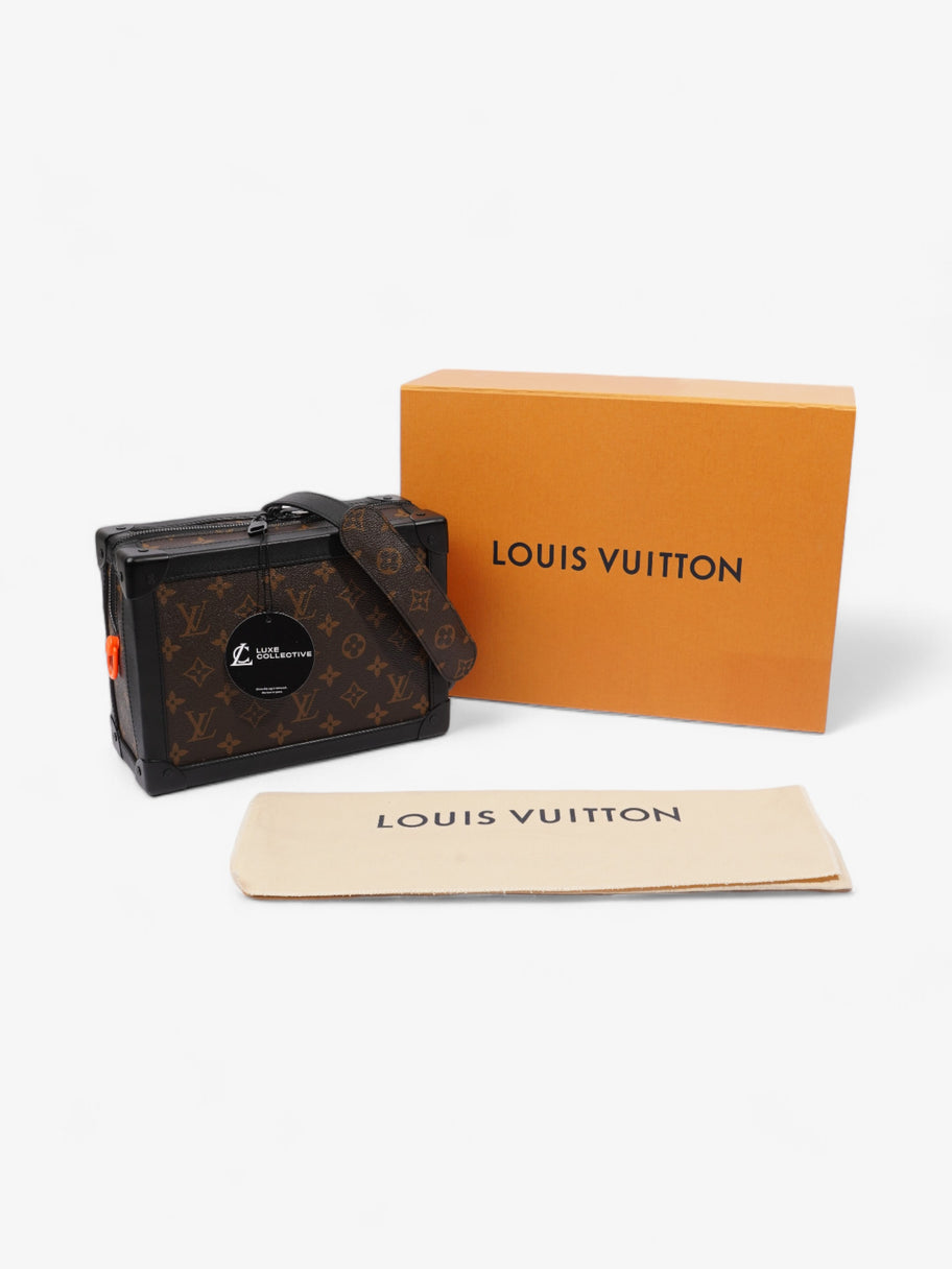 Louis Vuitton Soft Trunk Monogram / Black / Neon Orange Coated Canvas Image 8