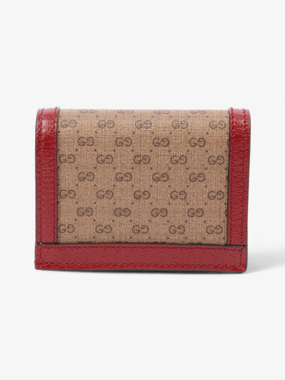 Gucci Doraemon Wallet Red / GG Supreme Coated Canvas Image 2