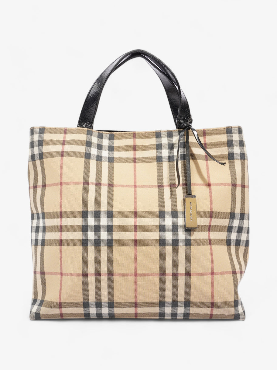 Burberry Nova Tote Burberry Check PVC Image 1