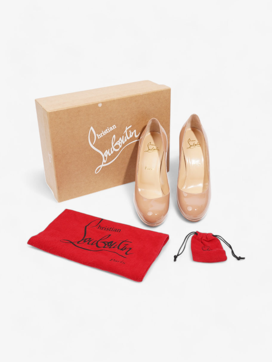 Christian Louboutin New Simple Pump 100 Nude Patent Leather EU 37 UK 4 Image 10