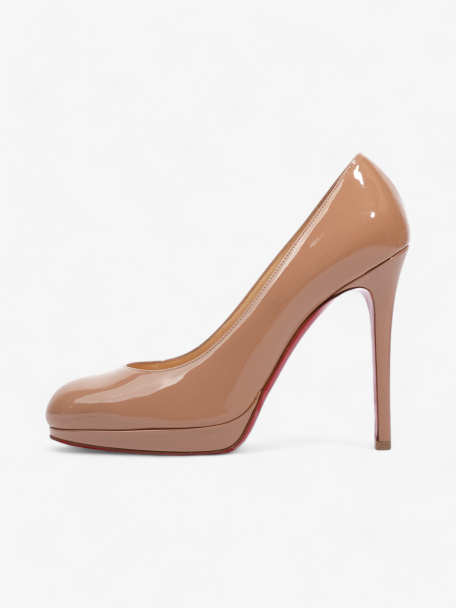 Christian Louboutin New Simple Pump 100 Nude Patent Leather EU 37 UK 4 Image 5