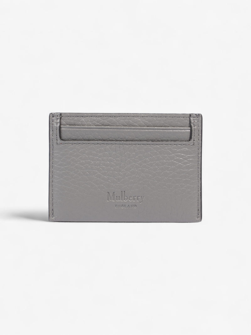  Mulberry Credit Card Slip Charcoal Grained Leather