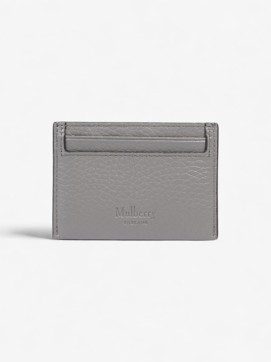 Mulberry Credit Card Slip Charcoal Grained Leather Image 1