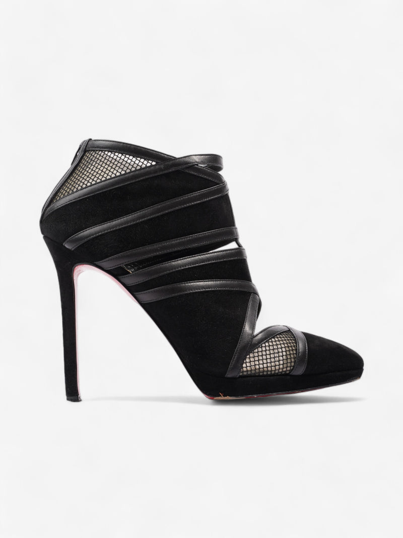  Christian Louboutin Commandanta  100 Black Suede EU 40 UK 7