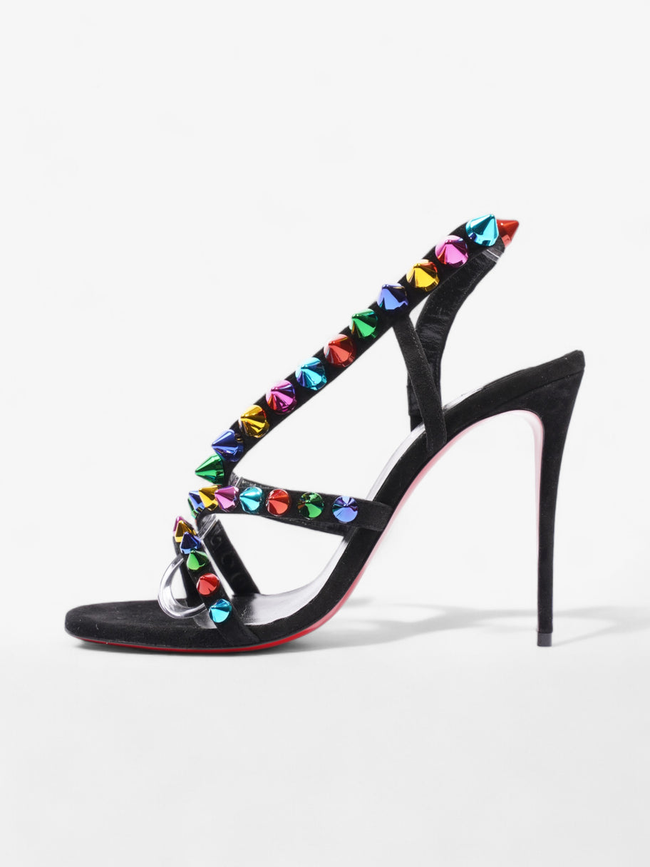 Christian Louboutin Spikita Strap Heels 100mm Multicoloured Velvet EU 40 UK 7 Image 5