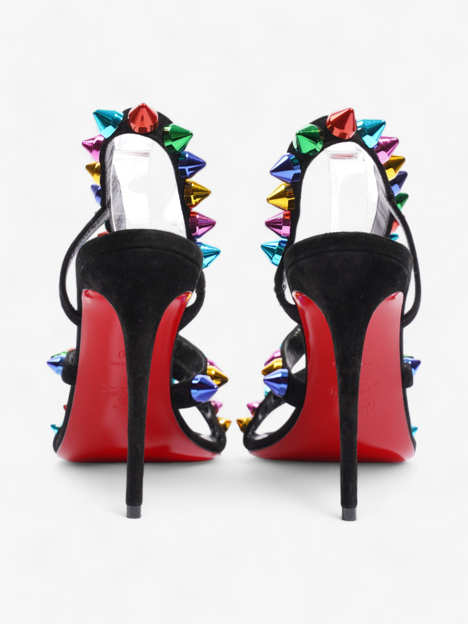 Christian Louboutin Spikita Strap Heels 100mm Multicoloured Velvet EU 40 UK 7 Image 6