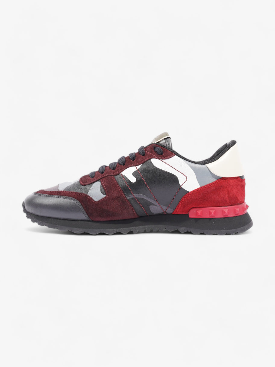 Valentino Rockrunner Sneakers Maroon / White / Grey Suede EU 40 UK 7 Image 3