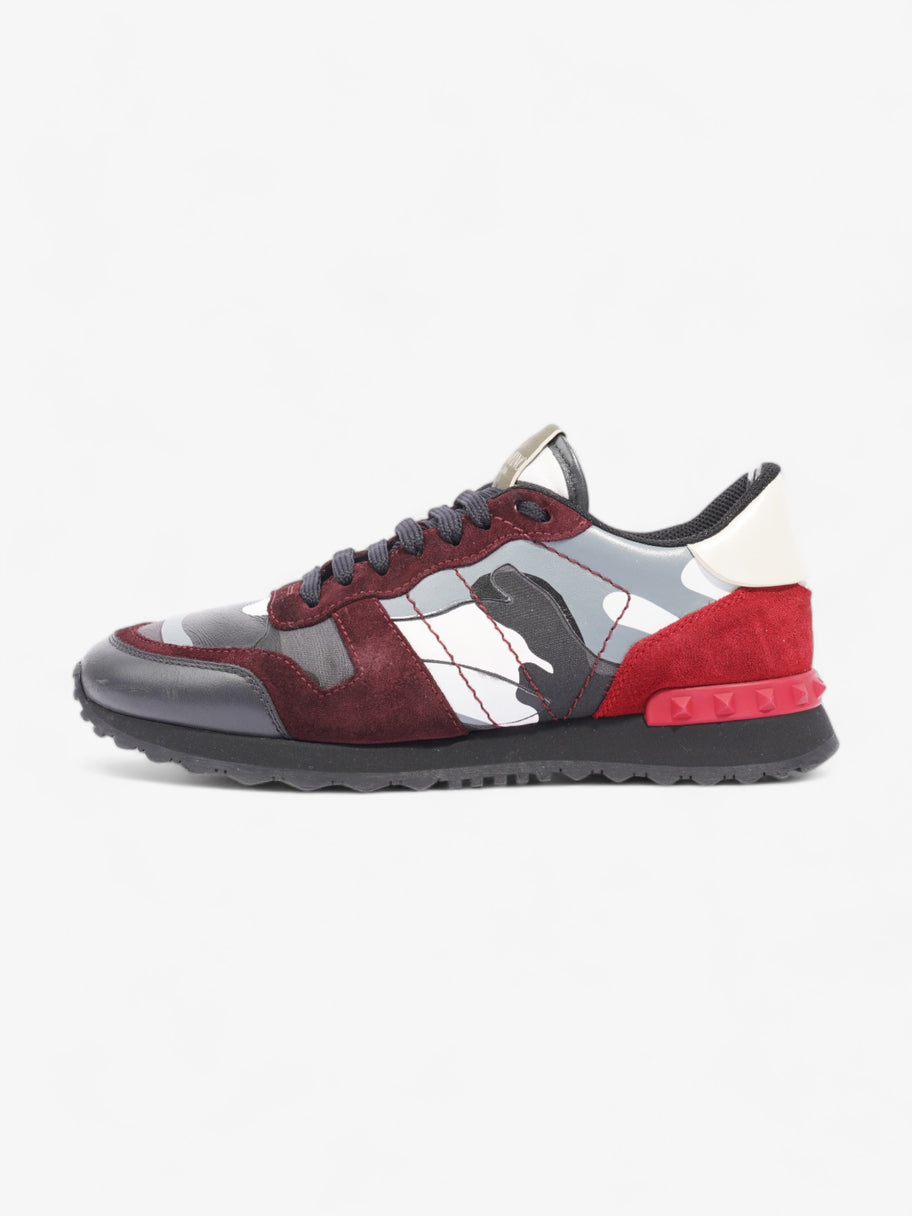 Valentino Rockrunner Sneakers Maroon / White / Grey Suede EU 40 UK 7 Image 5