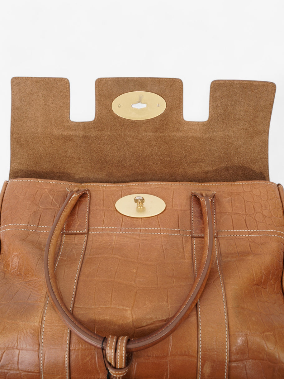 Mulberry Bayswater Oak Embossed Leather Image 8