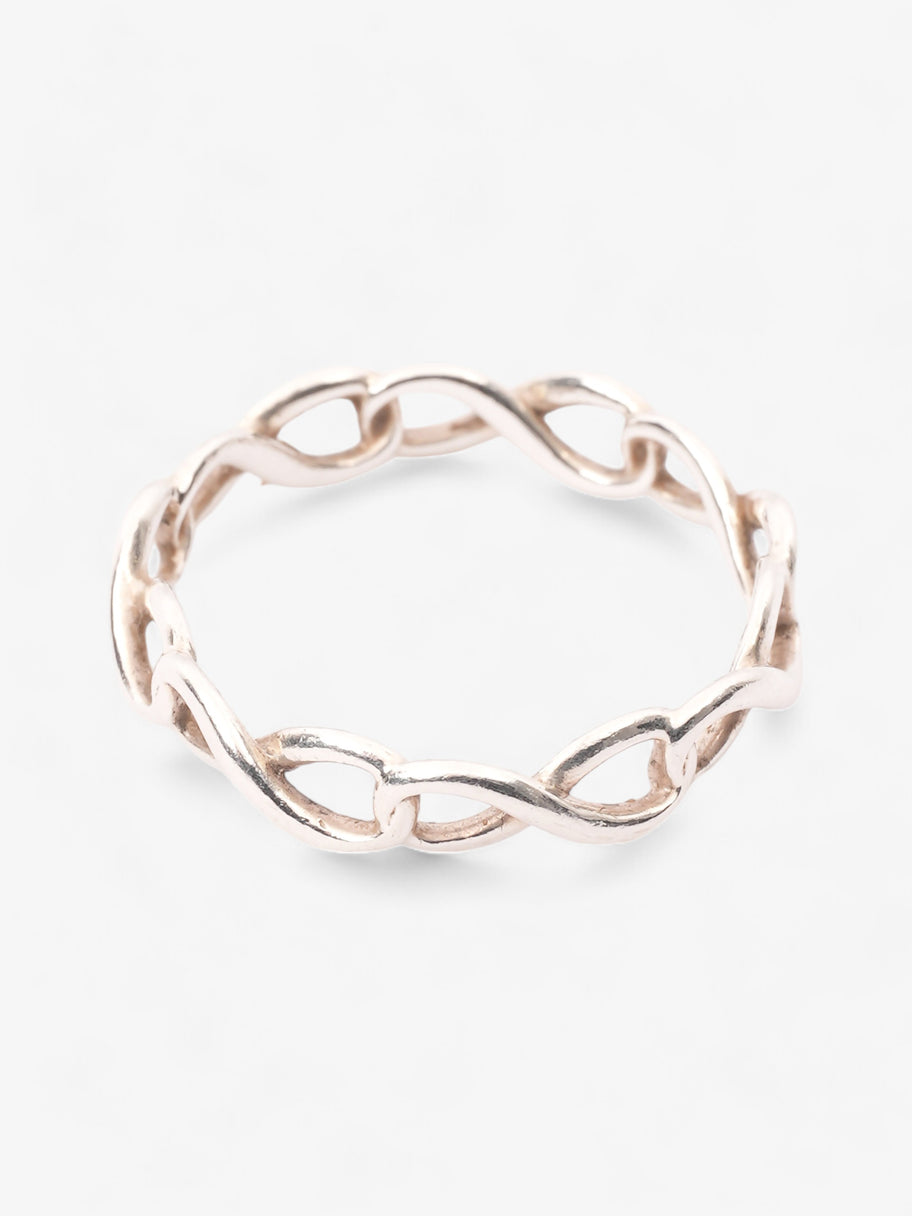 Tiffany and Co Infinity Narrow Band Ring Silver Silver Sterling 6 (Circumference - 51.9mm) Image 4