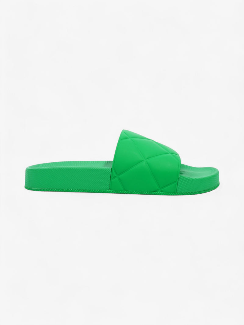  Bottega Veneta Slider Sandal Green Rubber EU 36 UK 3