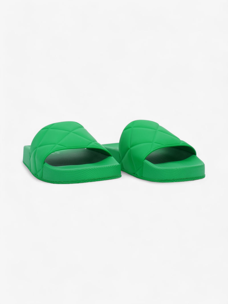  Bottega Veneta Slider Sandal Green Rubber EU 36 UK 3