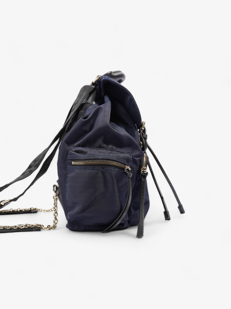 Burberry The Rucksack Navy Nylon Large Image 5