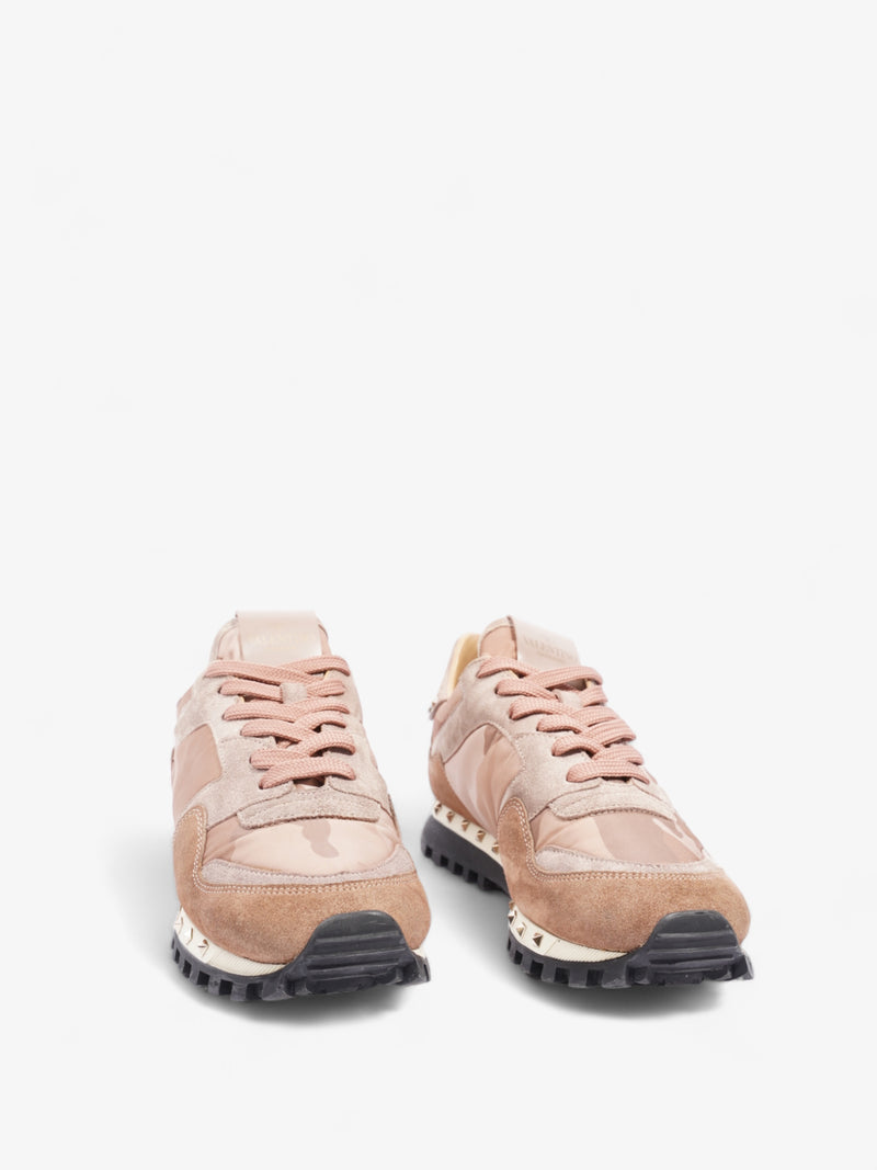  Valentino Rockstud Sneakers Beige  / Nude Suede EU 38.5 UK 5.5