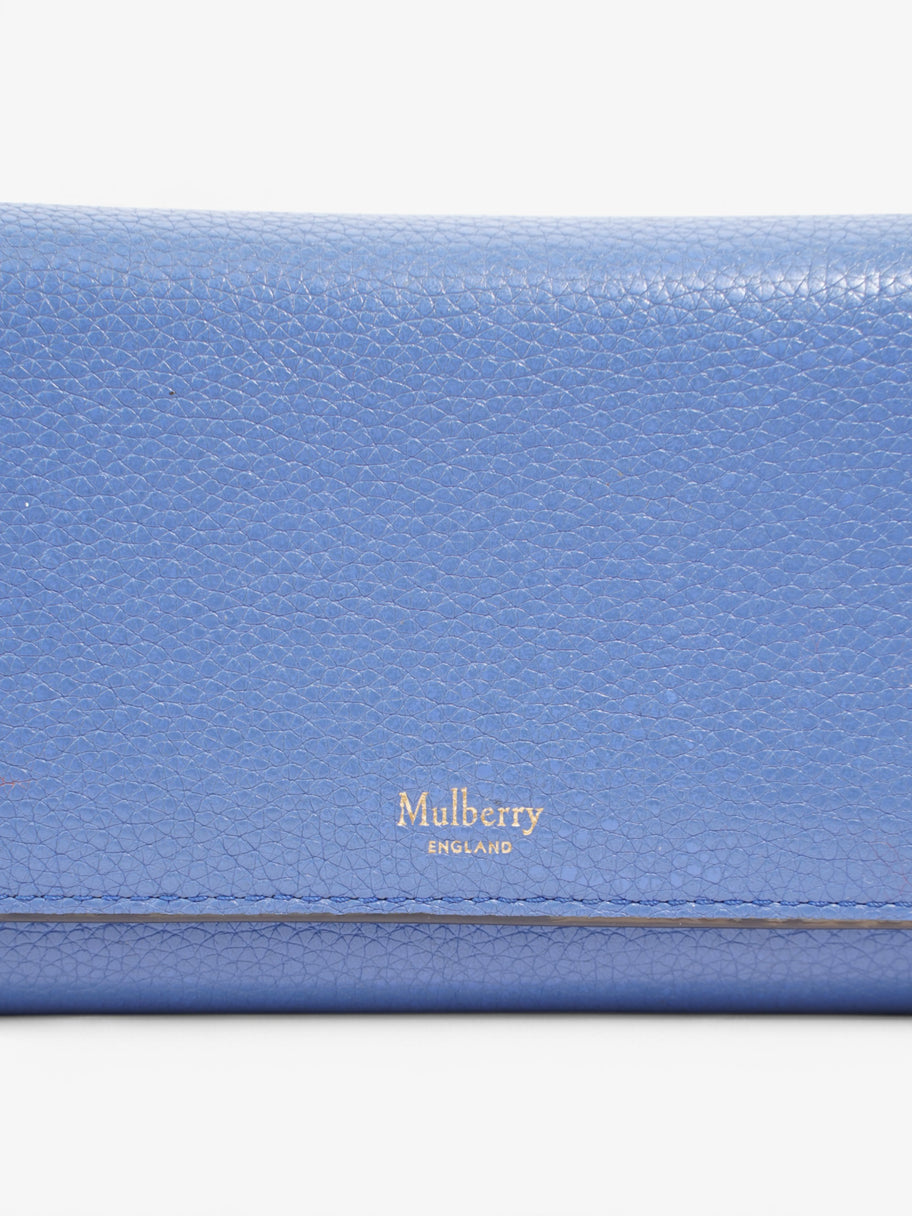 Mulberry Continental Wallet Blue Leather Image 2