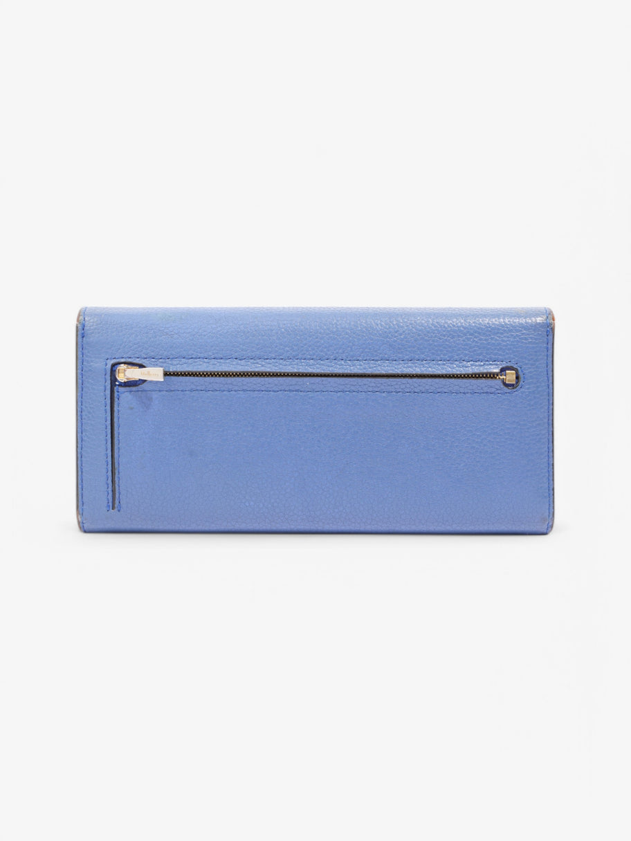 Mulberry Continental Wallet Blue Leather Image 3