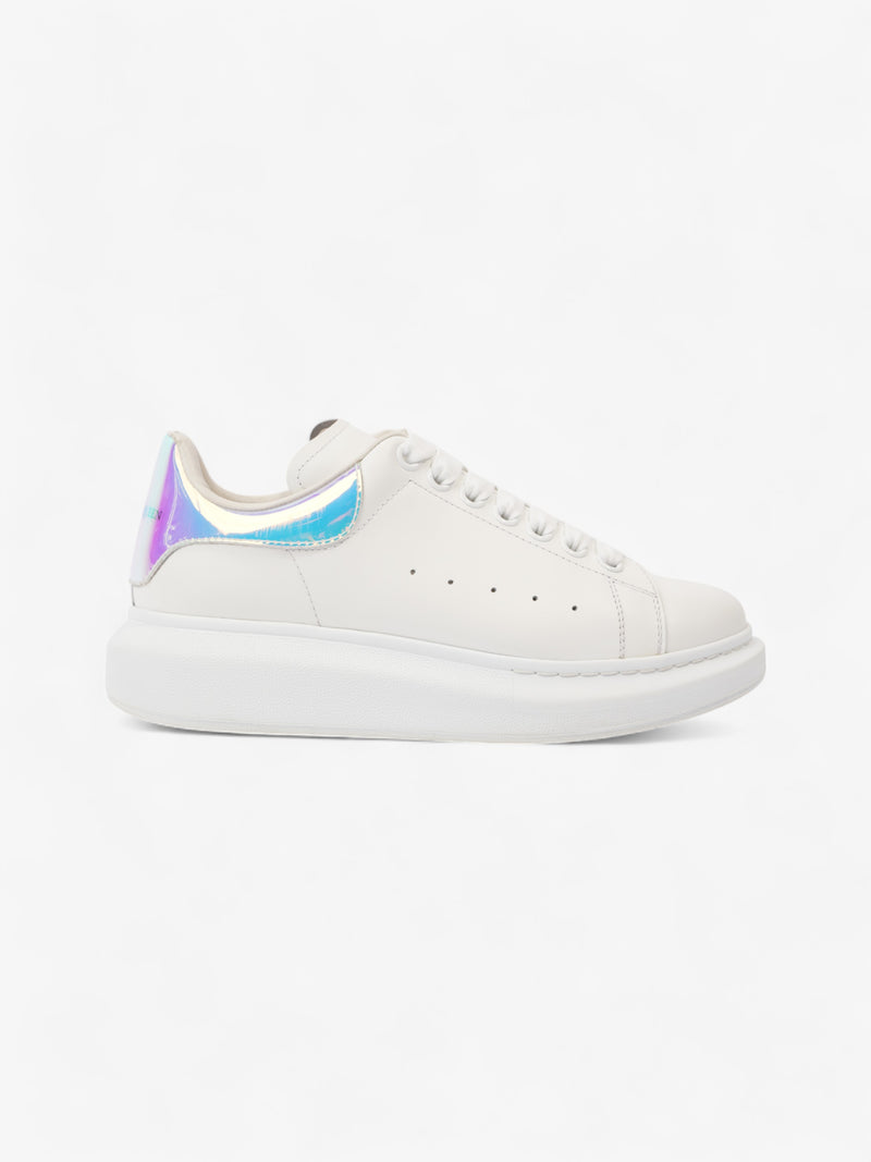  Alexander McQueen Oversized Sneakers White Iridescent Leather EU 37.5 UK 4.5