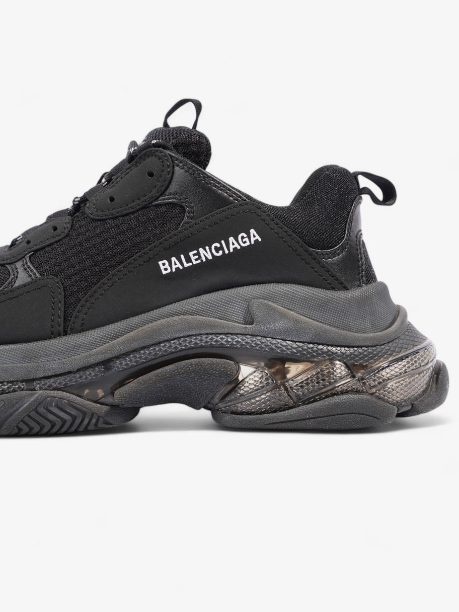 Balenciaga Triple S Black Clear Sole Mesh EU 41 UK 7 Image 9