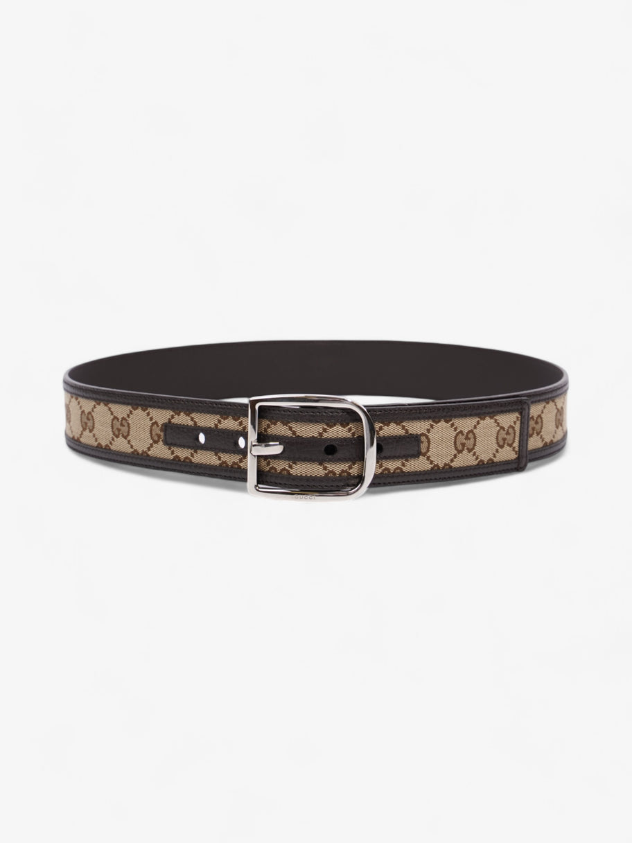 Gucci Dollar Belt GG Supreme / Black Leather 85cm / 34