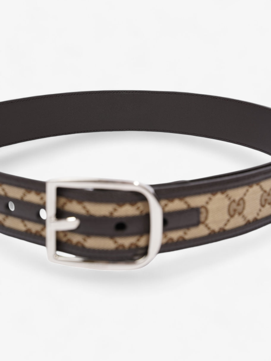 Gucci Dollar Belt GG Supreme / Black Leather 85cm / 34