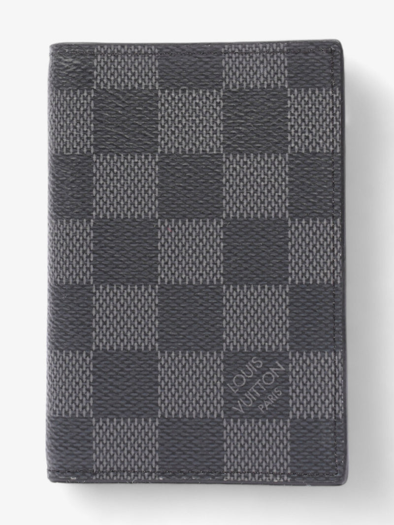  Louis Vuitton Pocket Organiser Wallet Damier Graphite Coated Canvas