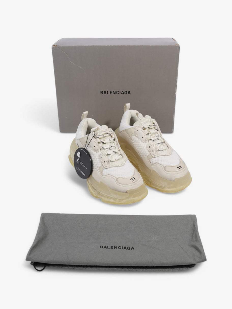 Balenciaga Triple S Clear Sole White  Mesh EU 39 UK 6 Image 8