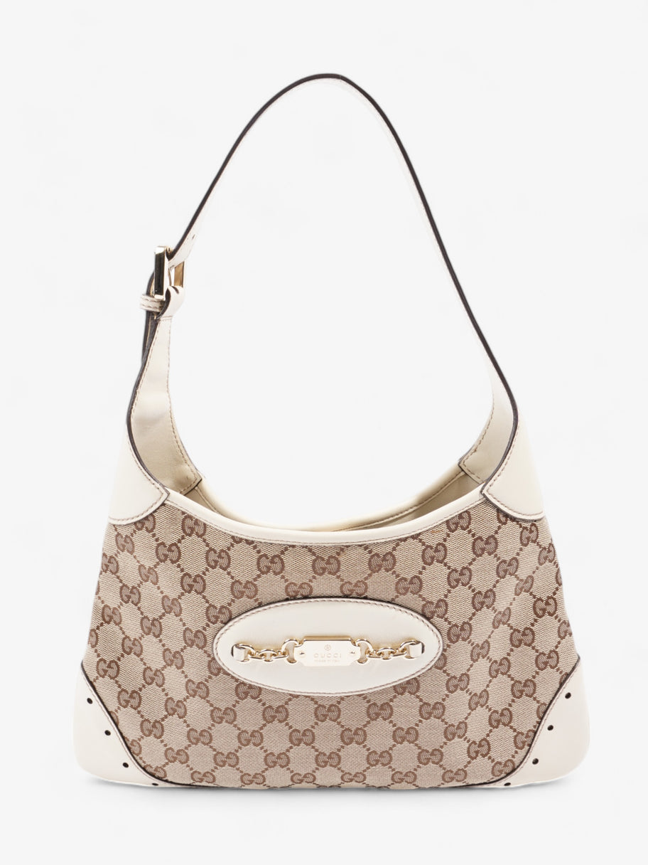 Gucci Shoulder Bag Supreme / Cream Canvas Image 1