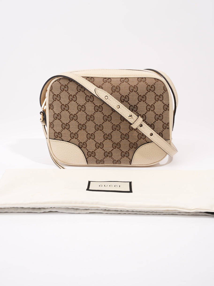 Gucci Bree Beige And Ebony GG Supreme / Cream Canvas Image 9