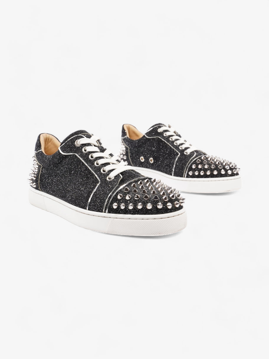 Christian Louboutin Sevaste Black Glitter EU 38 UK 5 Image 2