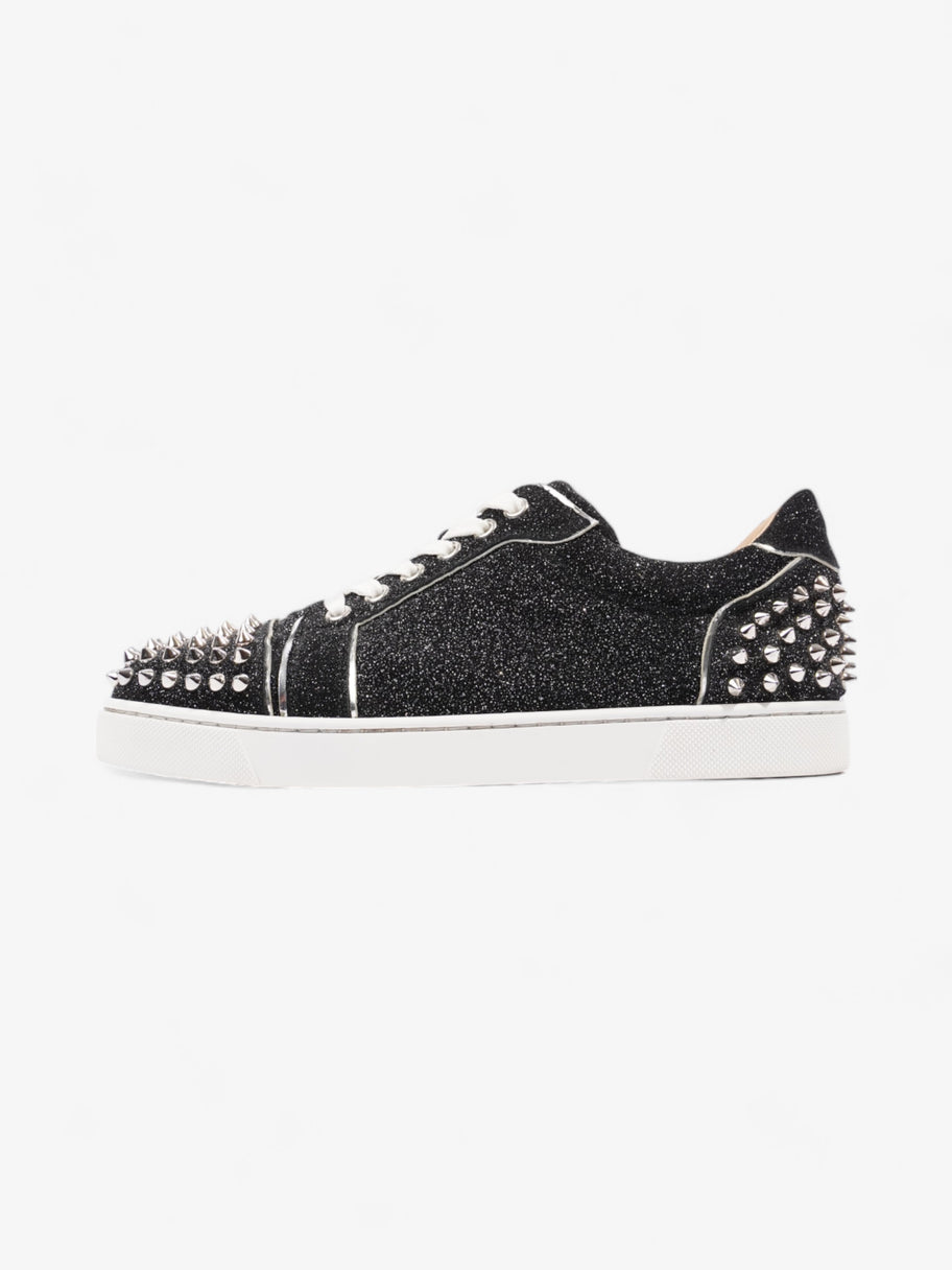 Christian Louboutin Sevaste Black Glitter EU 38 UK 5 Image 5