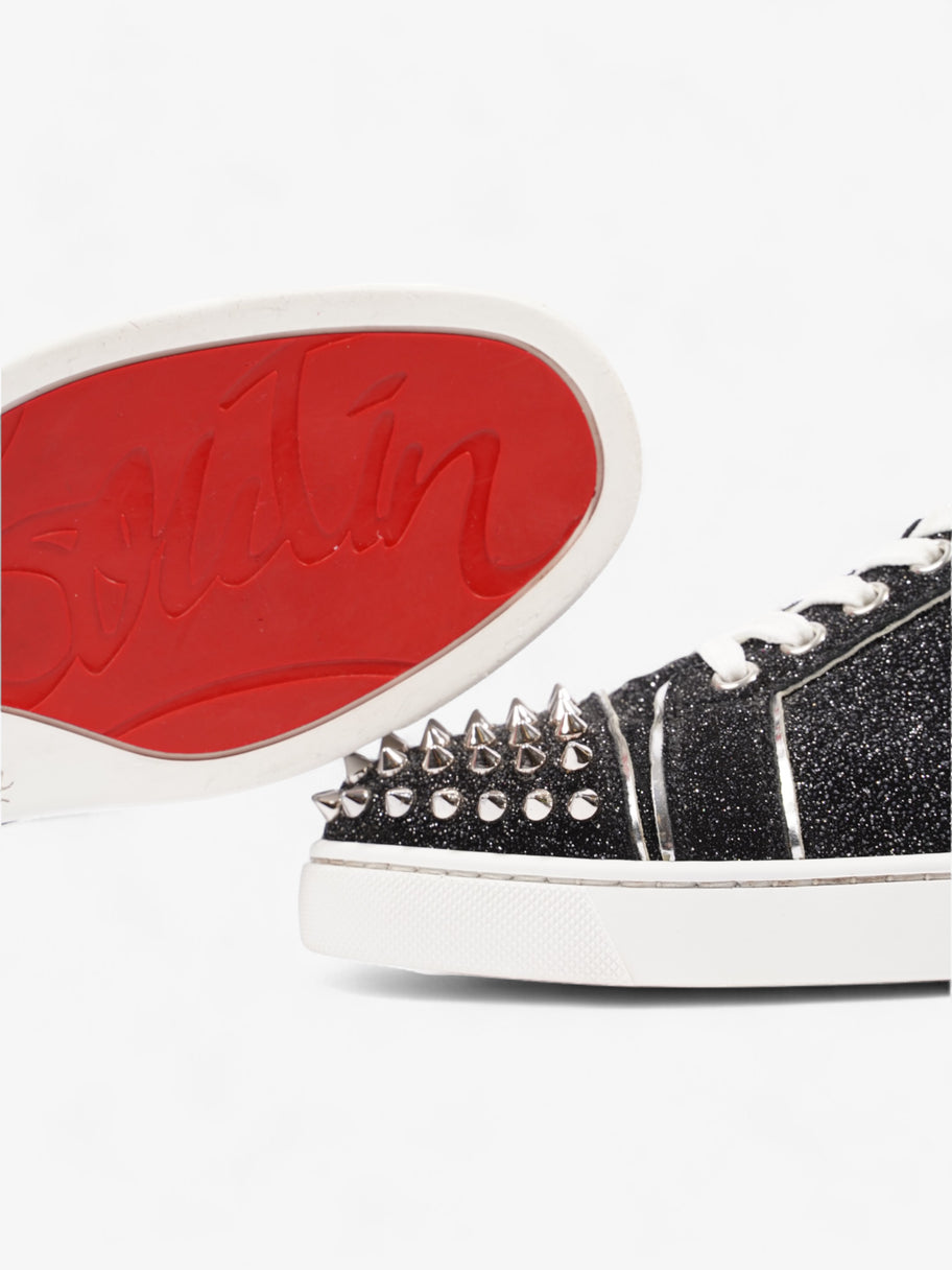 Christian Louboutin Sevaste Black Glitter EU 38 UK 5 Image 9