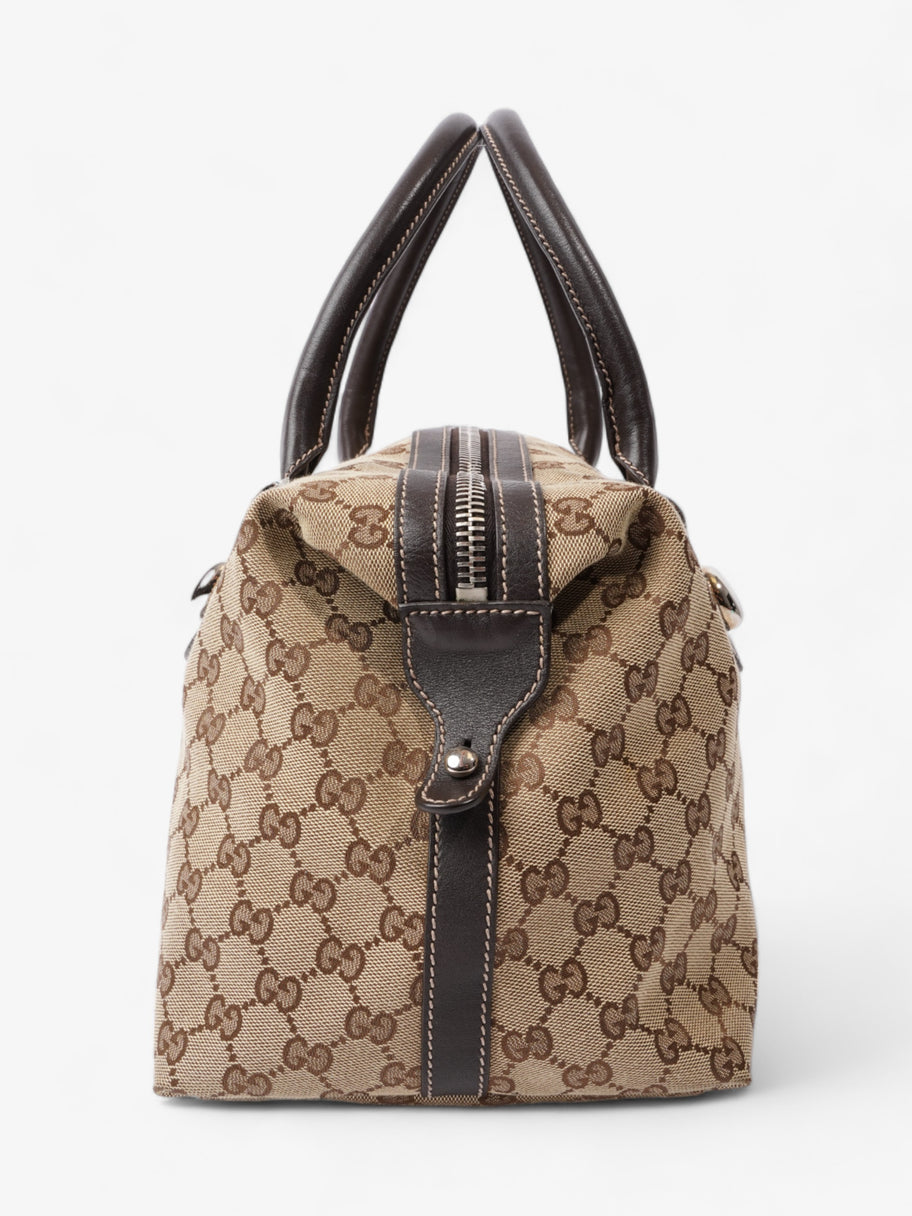 Gucci Match ball Boston Beige And Ebony GG Supreme Canvas Image 3