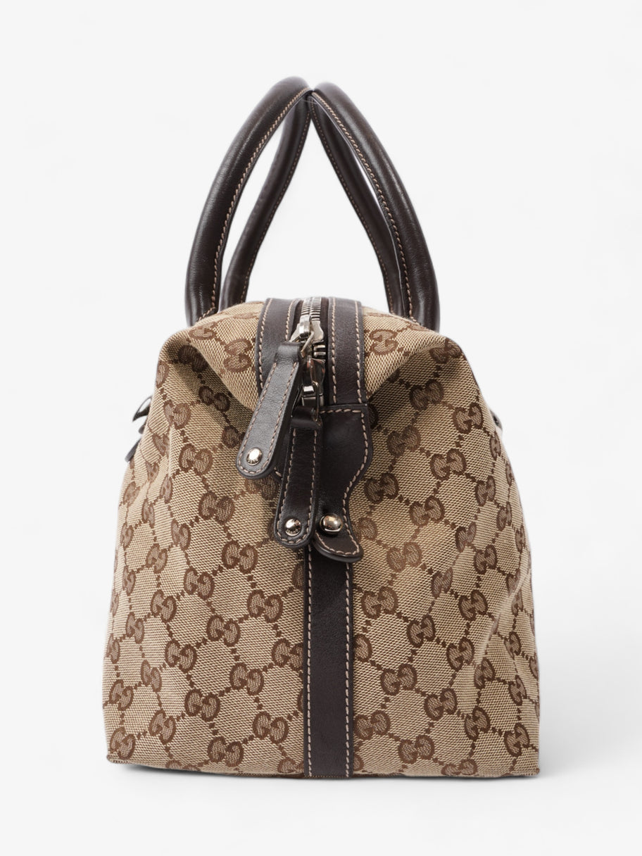 Gucci Match ball Boston Beige And Ebony GG Supreme Canvas Image 5