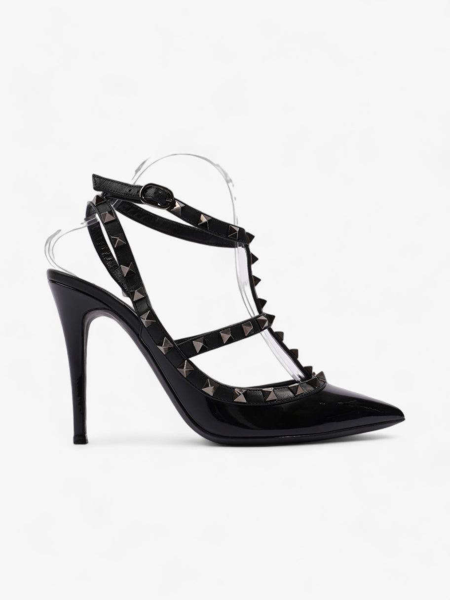 Valentino Rockstud Heels 100 Black Patent Leather EU 39 UK 6 Image 1