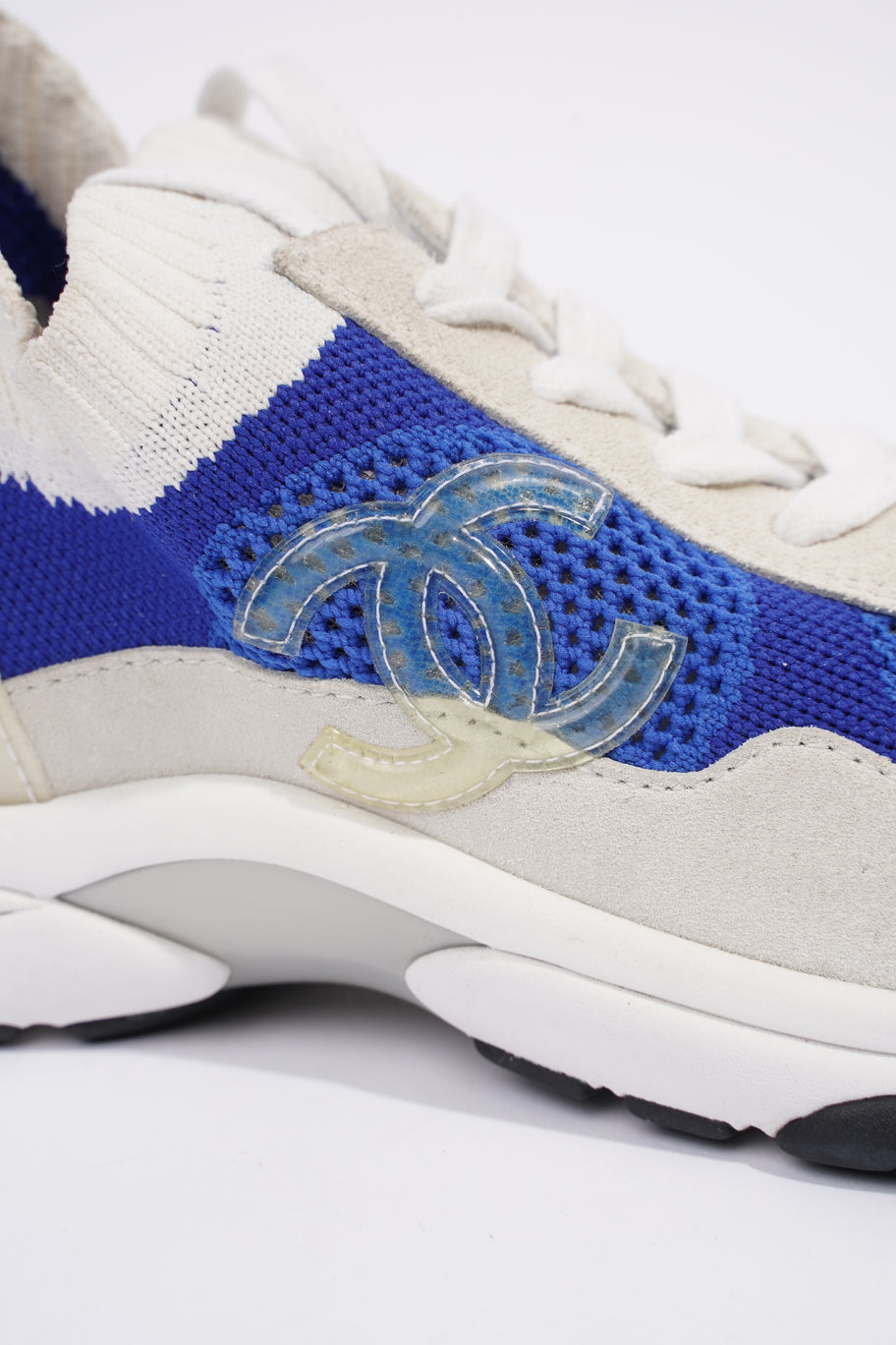 CC Logo Sneaker Blue / White Suede EU 38 UK 5 Image 12