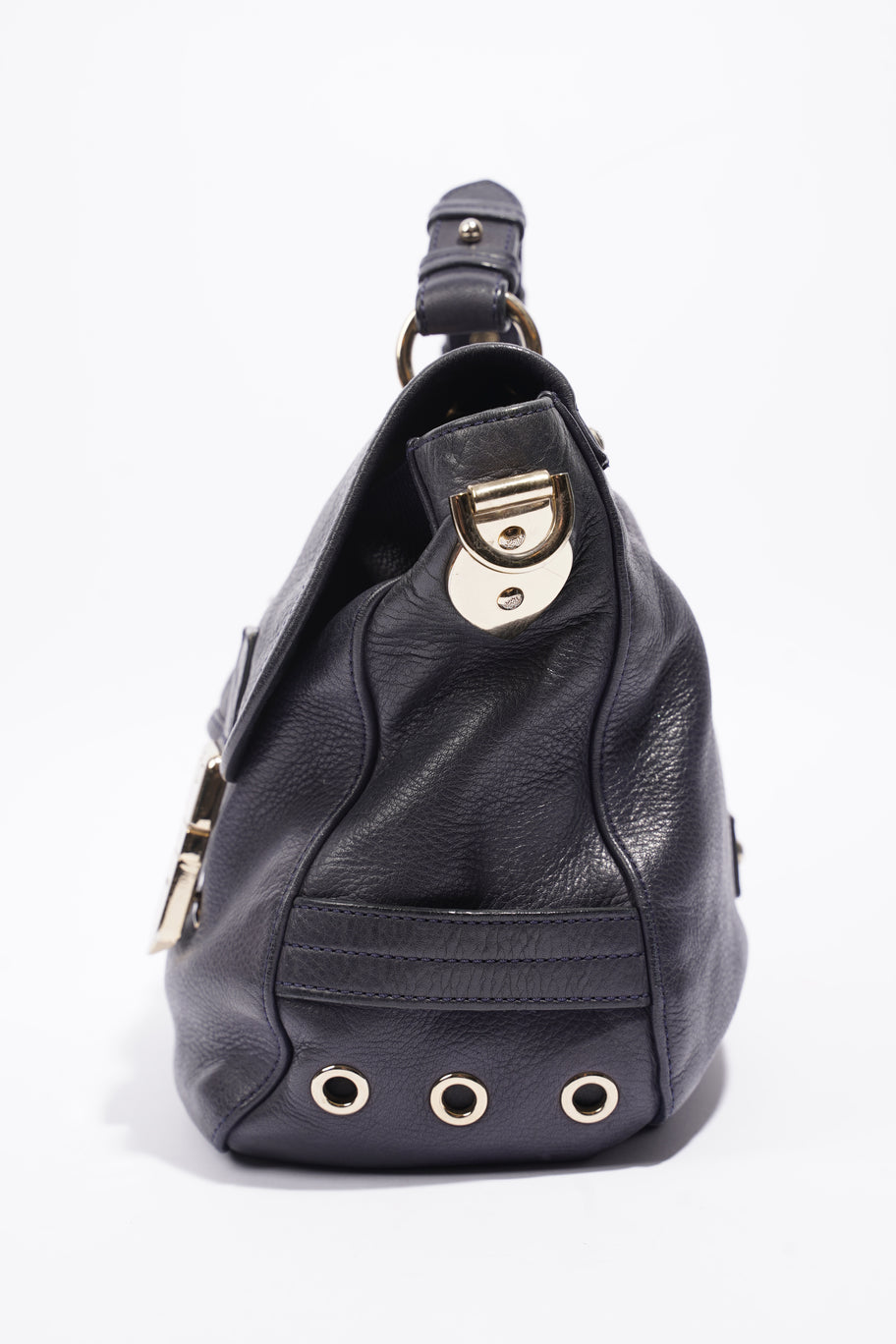 Mulberry Tillie Satchel Navy Leather Image 3