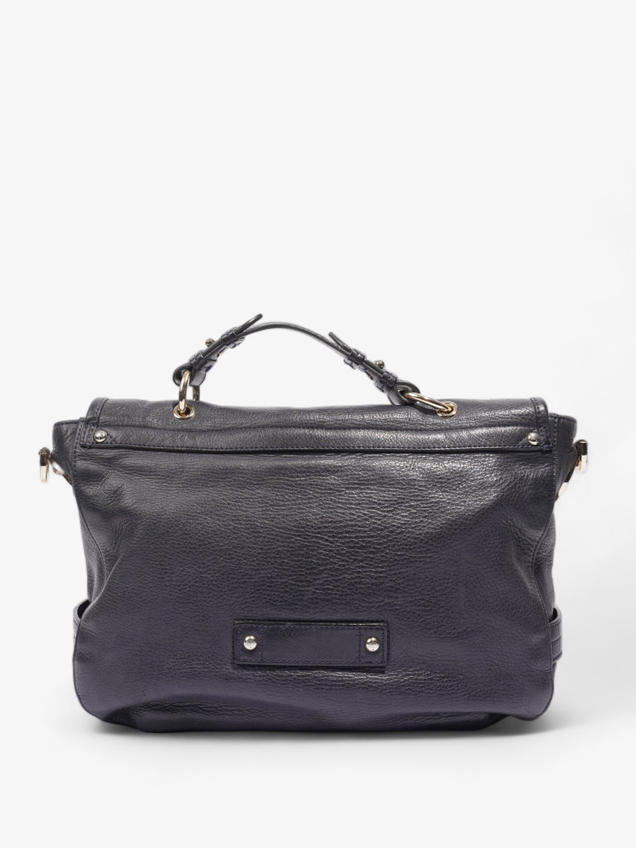 Mulberry Tillie Satchel Navy Leather Image 4